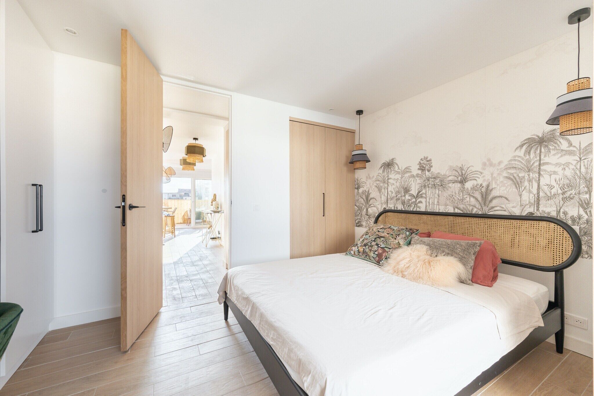 2 habitaciones, tabla de planchar con plancha y wifi gratis 