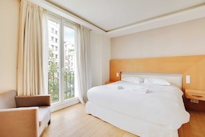 1 Schlafzimmer, Bügeleisen/Bügelbrett, Internetzugang, Bettwäsche