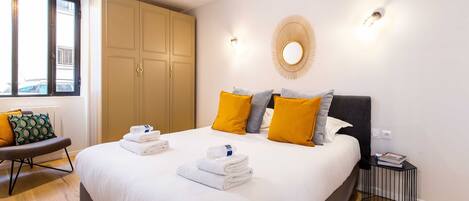 2 soveværelser, skrivebord, strygejern/strygebræt, gratis Wi-Fi