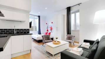 Desk, iron/ironing board, free WiFi, bed sheets