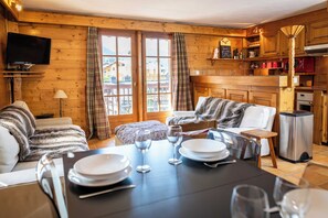 Smart TV - Pleasant 6P/2BR mountain apartment - Megeve city center (Megève)