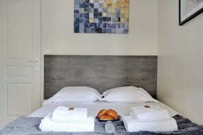 Desk, iron/ironing board, free WiFi, bed sheets