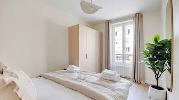 1 makuuhuone, silitysrauta/-lauta, internet, vuodevaatteet