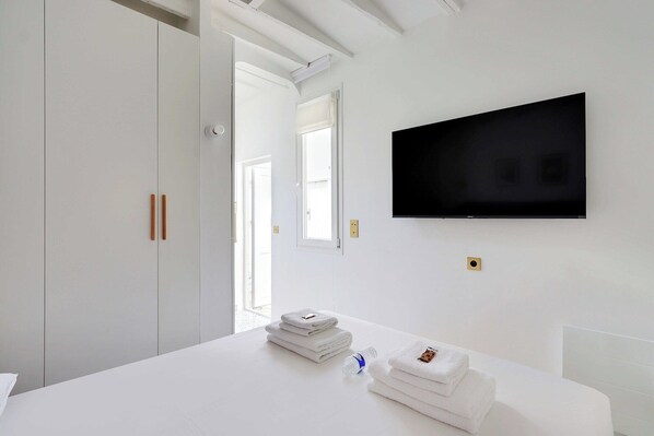 1 Schlafzimmer, Bügeleisen/Bügelbrett, kostenloses WLAN, Bettwäsche