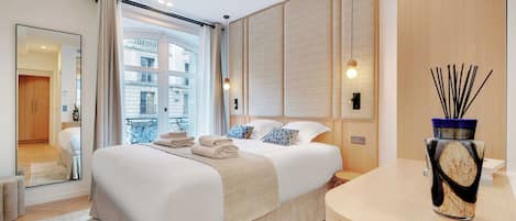 4 chambres, fer et planche Ă repasser, Wi-Fi, literie fournie