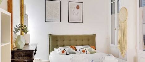 Desk, iron/ironing board, free WiFi, bed sheets