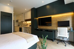 1 Schlafzimmer, Schreibtisch, Bügeleisen/Bügelbrett, WLAN