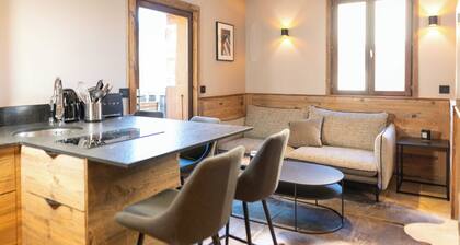 Appartement avec terrasse et parking coeur de MegĂšve