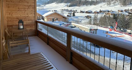 Appartement 4* 70mÂČ | 6 pers 3 chbr | sur les pistes | neuf, parking, grd balcon