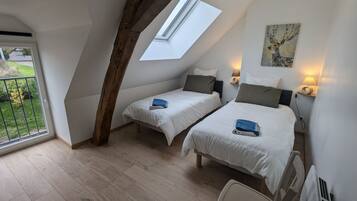 2 chambres, Wi-Fi gratuit, draps fournis