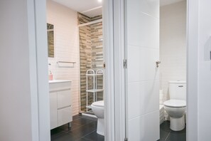 Shower, hair dryer
