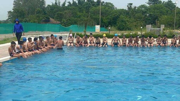 Seasonal outdoor pool
