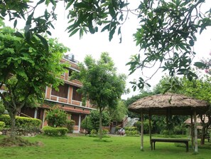 Dobbeltrom – comfort, privat bad, hageutsikt | Hageutsikt