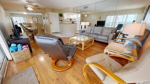 Smart TV, books, offices