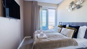 Apartment | 2 bilik tidur, cadar katil