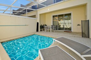 Indoor pool, a heated pool