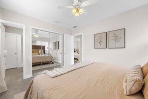 3 bedrooms, iron/ironing board, travel cot, WiFi