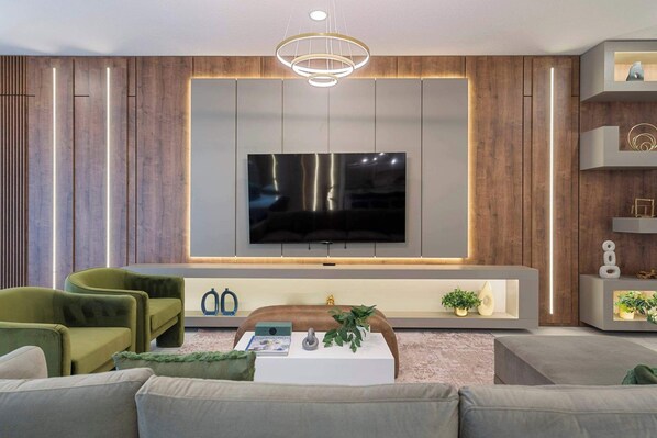 TV, video games, offices