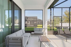 Terrace/patio - 5911 Luxury 10 BD Family Home with Private Pool! (Orlando)