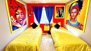 3 soveværelser, skrivebord, strygejern/strygebræt, gratis Wi-Fi