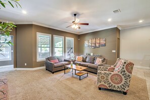 House (4 Bedrooms) | Interior - 11 Mi to Dtwn: Lubbock Home w/ Patio, Grill & Yard (Lubbock)