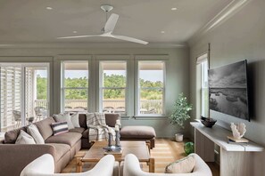 Smart TV, fireplace, books, offices - Modern Coastal Home | Heated Pool (Bay St. Louis)