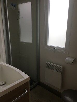 Shower, hair dryer