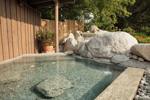 Un sauna, aguas termales/minerales, masajes