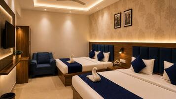 Family Room, Non Smoking, Sea View | Egyptian cotton sheets, premium bedding, down duvets