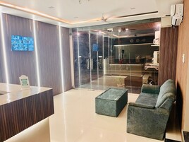 Sala de estar en el lobby