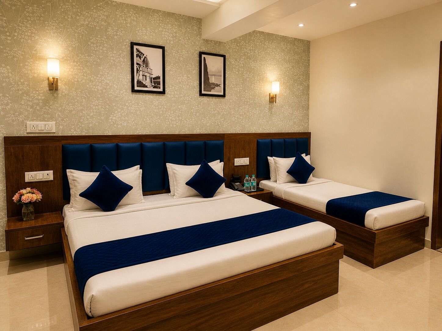 Executive Triple Room, Non Smoking, Private Bathroom | Egyptian cotton sheets, premium bedding, down duvets