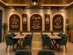 Dining - Hotel Hari Kripa Dham Near Prem Mandir Vrindavan (Mathura)