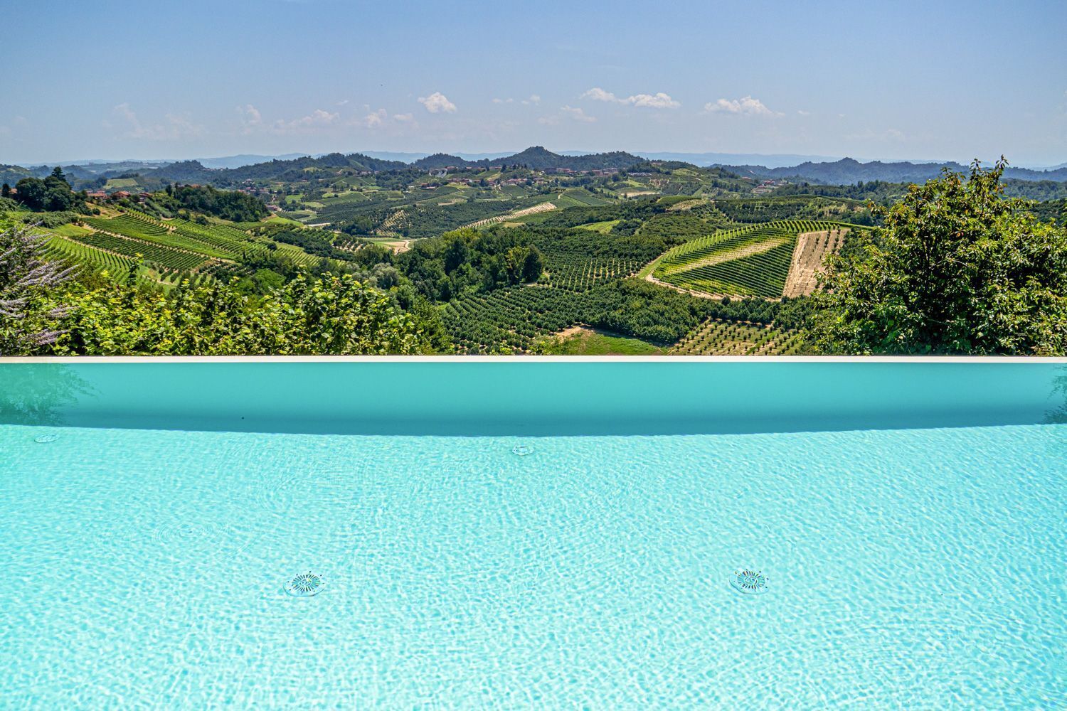 Una piscina riscaldata