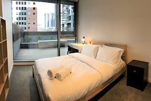 4 bedrooms, iron/ironing board, travel crib, WiFi