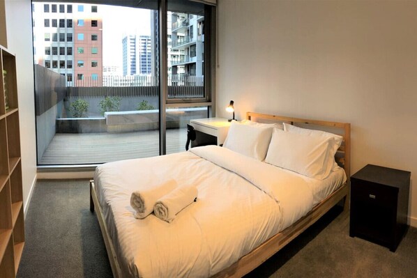 4 bedrooms, iron/ironing board, travel crib, WiFi