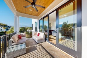 Terrace/patio - NEW!  Luxury Coastal Home w/ private pool (St Simons Island)