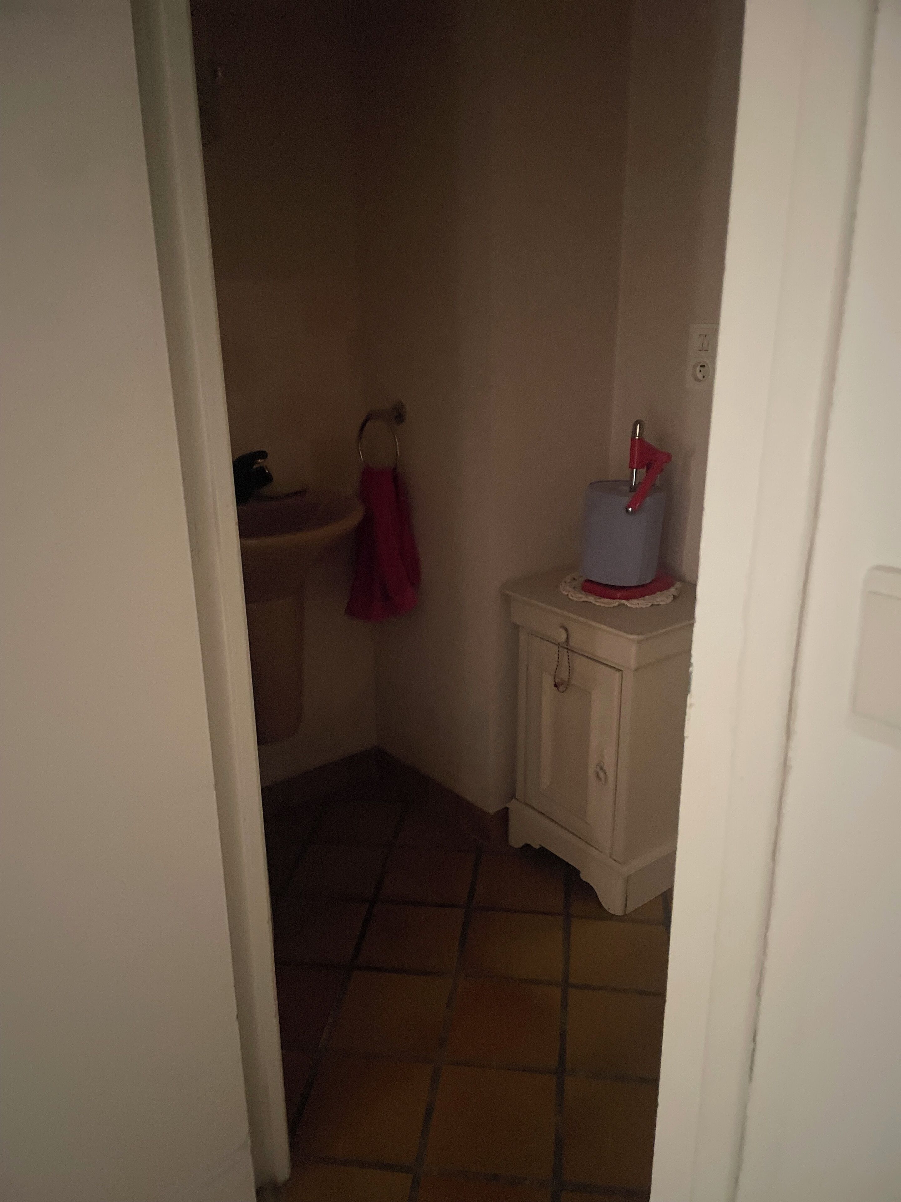 Towels, soap, toilet paper