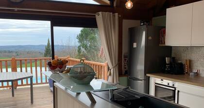 Maison de Charme**** with swimming pool and spectacular view