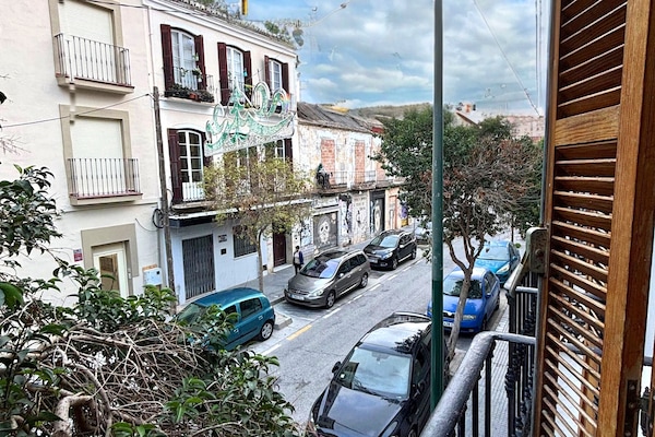 Udsigt fra overnatningsstedet