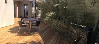 VILLA LACANAULAISE 600 m beach 3 CH ideal for vacations with family or friends