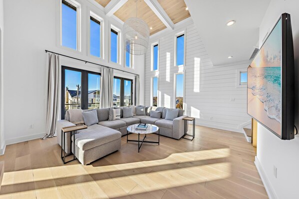 TV connectée, cheminée