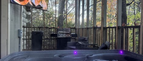 Idromassaggio all'aperto