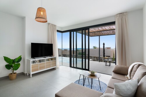 Holiday Villa 'Yucas 13' with Sea Views, Wi-Fi, and Air Conditioning