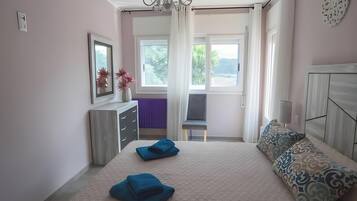4 habitaciones, tabla de planchar con plancha y wifi gratis