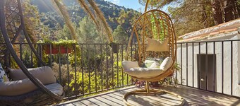 Maison de campagne « Casa Arroyo Colmenar » avec vue montagne, piscine et climatisation