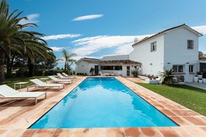 Pool - Villa 'El Cortijo' with Sea View, Private Pool and Wi-Fi (Mijas pueblo)