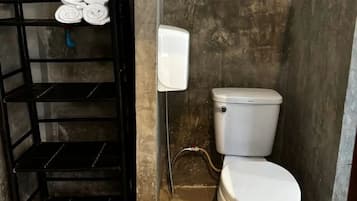 Dusche, Handtücher, Seife, Toilettenpapier