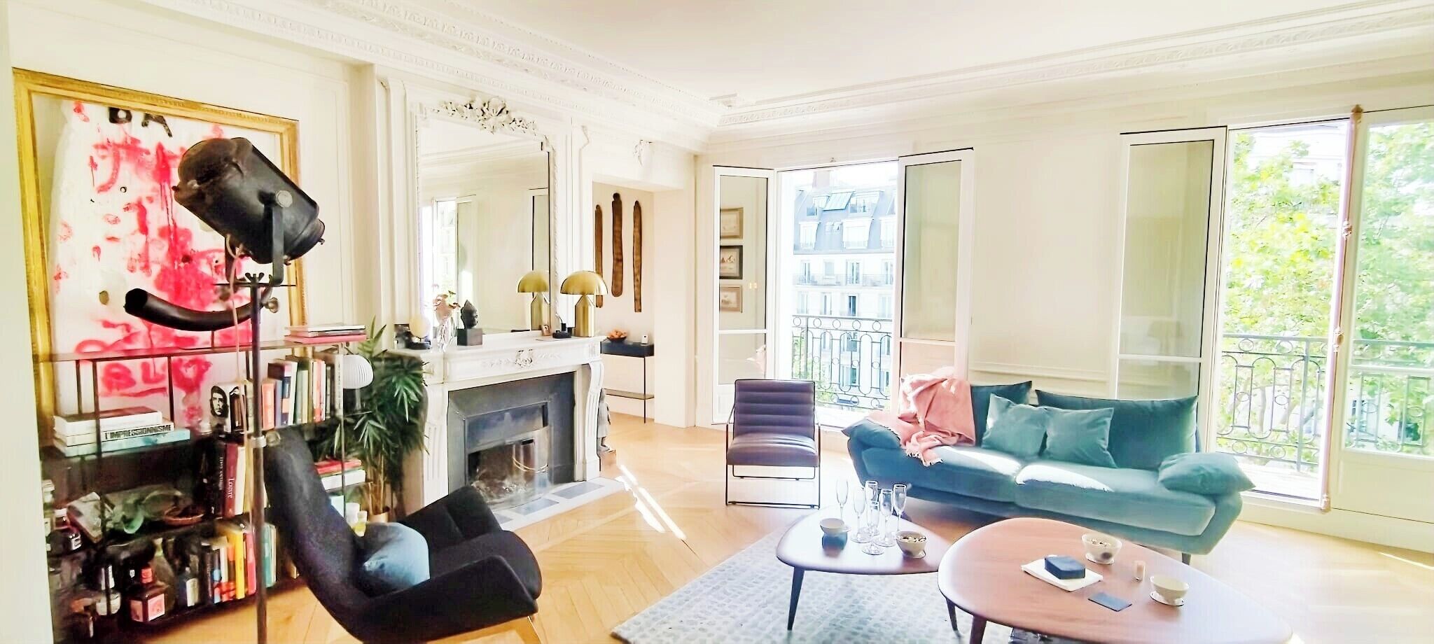 TV connectée, cheminée