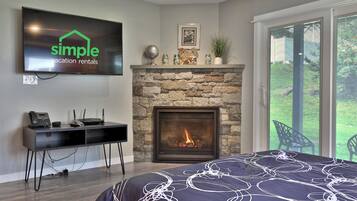 1 habitación, tabla de planchar con plancha, wifi y ropa de cama