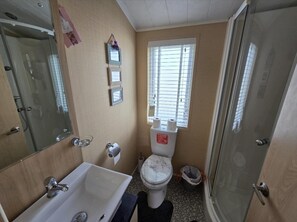 Cabin | Bathroom | Shower, toilet paper
